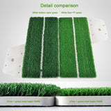 NNEDSZ Portable Golf Putting Mat with Push Rod Trainer - 48x23cm - Black