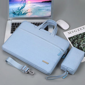NNEDSZ 15.6 Inch Inner Bag with Shoulder Strap for Handbag or Laptop - Power Bag - Blue