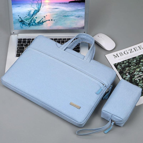 NNEDSZ 15.6 Inch Inner Bag with Power for Handbag and Laptop - Blue