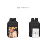 NNEDSZ Versatile Oxford Laptop Backpack - Fits 15.6 Macbook Samsung Sony Dell Alienware Chuwi Asus Hp - Black