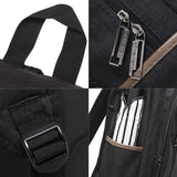 NNEDSZ Versatile Oxford Laptop Backpack - Fits 15.6 Macbook Samsung Sony Dell Alienware Chuwi Asus Hp - Black