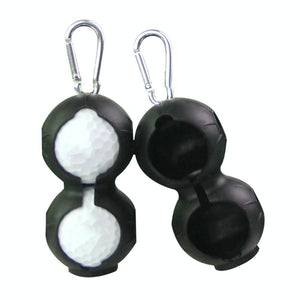 NNEDSZ 2-pack Golf Silicone Double-ball Protection Sleeves - Black