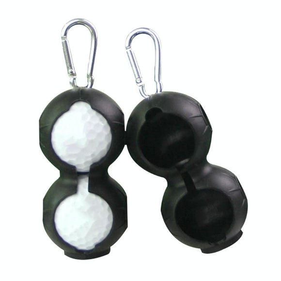 NNEDSZ 2-pack Golf Silicone Double-ball Protection Sleeves - Black