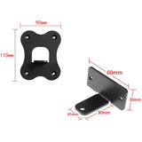 NNEDSZ Wall-Mounted Metal Bracket For Genelec G2 Hifi Speaker - Black