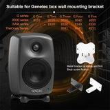 NNEDSZ Wall-Mounted Metal Bracket For Genelec G2 Hifi Speaker - Black