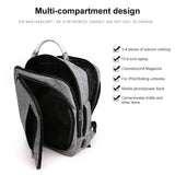NNEDSZ Multifunctional Oxford Laptop Backpack - Cxs-620 - Black