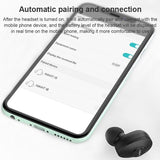 NNEDSZ Wireless Bluetooth Earphone With Charging Box - Single - Black