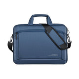 NNEDSZ Portable 15 Inch Laptop Leather Handbag For Business Briefcase - Black