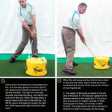 NNEDSZ Versatile Golf Impact Trainer - Waterproof 26x44cm - Black