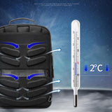 NNEDSZ Large Capacity Business Laptop Backpack with Usb Port - Breathable & Stylish Black 30x12x44cm