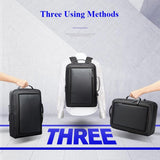 NNEDSZ Large Capacity Business Laptop Backpack with Usb Port - Breathable & Stylish Black 30x12x44cm