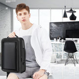 NNEDSZ Large Capacity Business Laptop Backpack with Usb Port - Breathable & Stylish Black 30x12x44cm