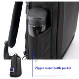 NNEDSZ Large Capacity Business Laptop Backpack with Usb Port - Breathable & Stylish Black 30x12x44cm