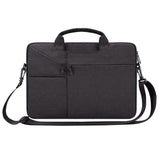 NNEDSZ 15.6 Inch Laptop Handbag With Hidden Strap And Suitcase Belt - Waterproof And Tear-Resistant - Black