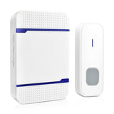NNEDSZ Wireless Waterproof Doorbell Receiver - 110Db Low Power 300M Range 53 Music Options Night Light - Black