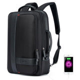 NNEDSZ Large Capacity Business Laptop Backpack with Usb - Breathable Black 29x16x44cm