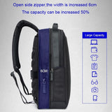 NNEDSZ Large Capacity Business Laptop Backpack with Usb - Breathable Black 29x16x44cm