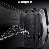 NNEDSZ Large Capacity Business Laptop Backpack with Usb - Breathable Black 29x16x44cm
