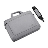 NNEDSZ Portable 15 Inch Laptop Leather Handbag For Business Briefcase - Sapphire Blue