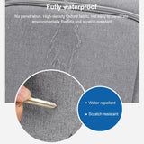 NNEDSZ Portable 15 Inch Laptop Leather Handbag For Business Briefcase - Sapphire Blue