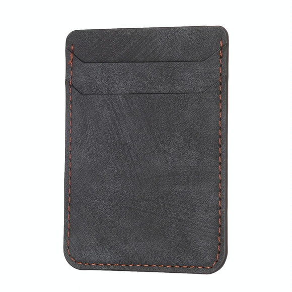 NNEDSZ Frosted Card Bag Sticker For Mobile Phones - Black