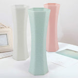 NNEDSZ 3-piece Plastic Hydroponic Vase Set for Creative Home Decor - Pink