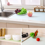 Waterproof Diamond Texture Cut off Cabinet Drawer Mat - 30x150cm - Green