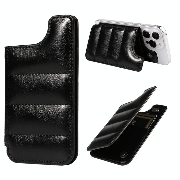 NNEDSZ Vintage Cow Print Sewing Card Phone Sticker - Black