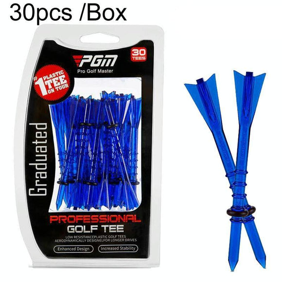 NNEDSZ 30 Adjustable Golf Tees with 83mm Height Limit - Set of 30 - Blue