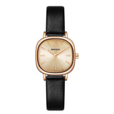 NNEDSZ Women Oval Dial Quartz Watch With Simple Bar Scale