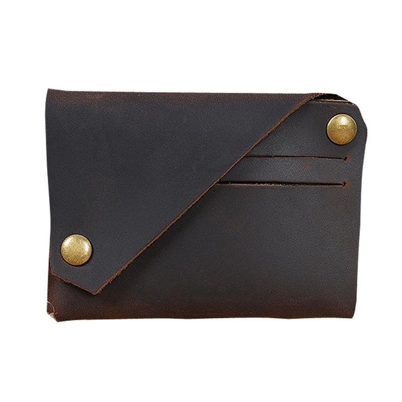 NNEDSZ Leather Card Holder For Bank Cards Black - Coffee