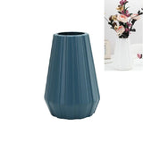 NNEDSZ 2-piece Plastic Vase for Creative Flower Arrangements - Blue