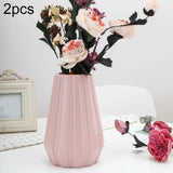 NNEDSZ 2-piece Plastic Vase for Creative Flower Arrangements - Blue
