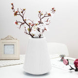 NNEDSZ Decorative Wet and Dry Flower Vases for Creative Home Furnishings - Milk White
