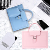 NNEDSZ Waterproof Laptop Bag with Power Pack - 13 Inches Portable - Sky Blue