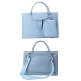 NNEDSZ Waterproof Laptop Bag with Power Pack - 13 Inches Portable - Sky Blue