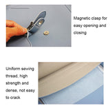 NNEDSZ Waterproof Laptop Bag with Power Pack - 13 Inches Portable - Sky Blue
