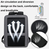 NNEDSZ Waterproof Business Laptop Backpack with Usb Port - Multifunctional - Dark Gray - 15 Inch