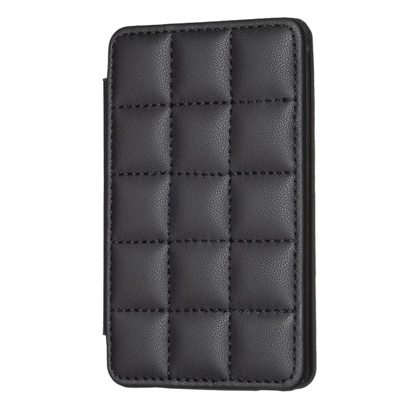 NNEDSZ Grid Pattern Card Bag Sticker For Mobile Phones - Black