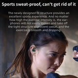NNEDSZ Wireless Bluetooth Earphones With Charging Case - F8 - Green Double Ear