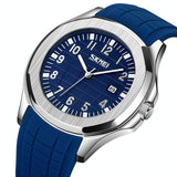 NNEDSZ Waterproof Men Multifunctional Outdoor Watch - White