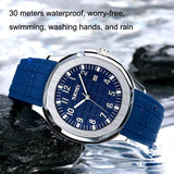 NNEDSZ Waterproof Men Multifunctional Outdoor Watch - White