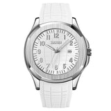 NNEDSZ Waterproof Men Multifunctional Outdoor Watch - White
