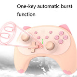 NNEDSZ Cat Shaped Wireless Tooth Handle For Nintendo Switch