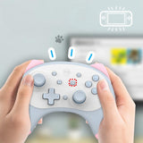 NNEDSZ Cat Shaped Wireless Tooth Handle For Nintendo Switch