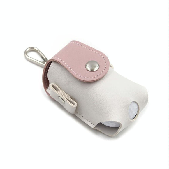NNEDSZ Compact Leather Golf Bag for Protection on the Go - Pink