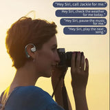 NNEDSZ Wireless Bluetooth Headphone With Digital Display - Black - White