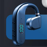 NNEDSZ Wireless Bluetooth Headphone With Digital Display - Black - White