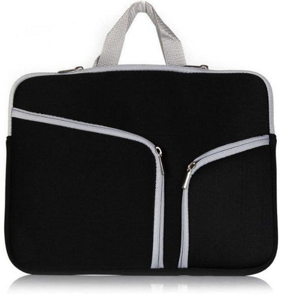 NNEDSZ 11 Inch Multi-Pocket Laptop Liner Bag For Diving Material - Black