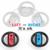 NNEDSZ Switch Games Steering Wheel Bracket - Compact - Red Blue